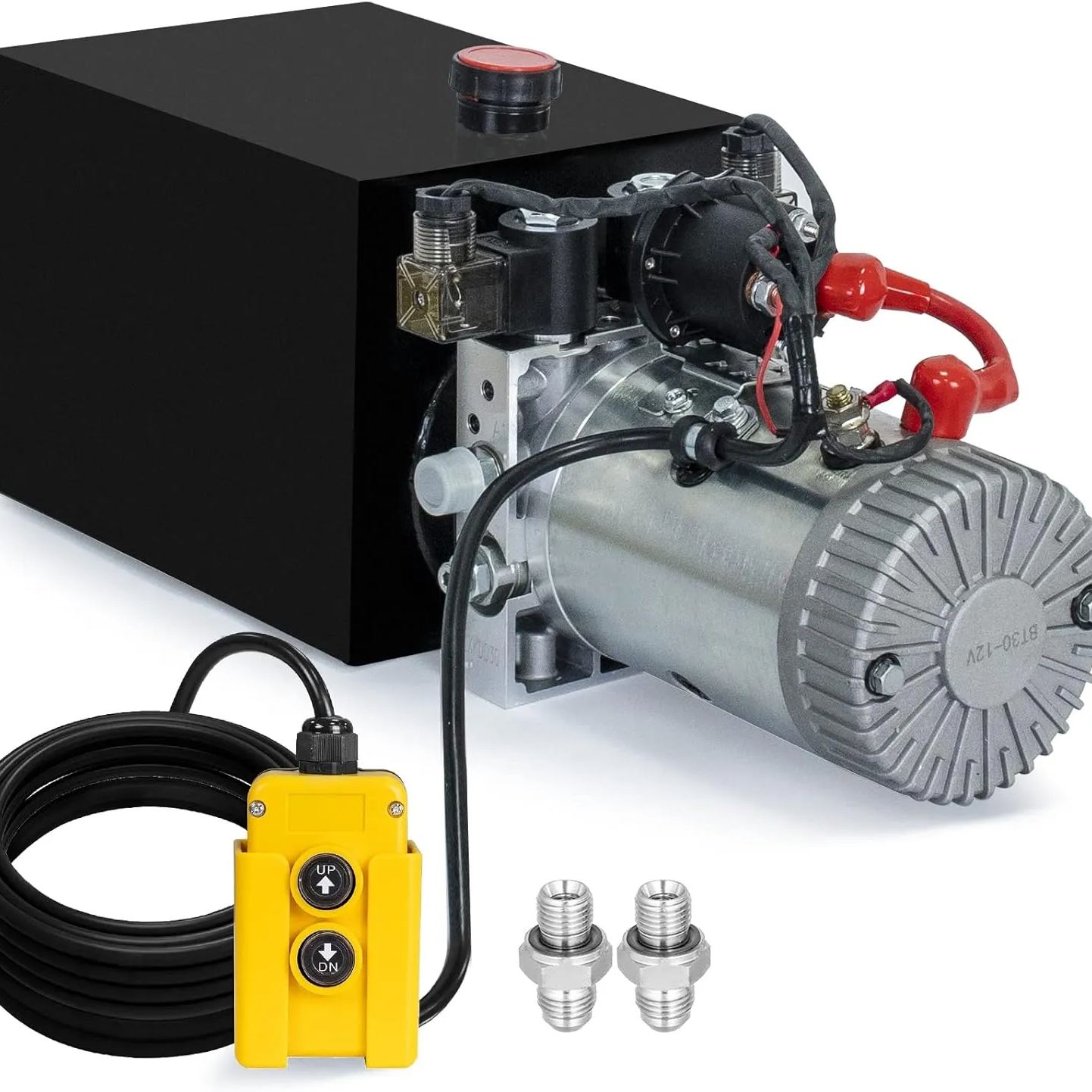 DC HOUSE Electric Hydraulic Double Acting Power Supply Unit Trailer Pump