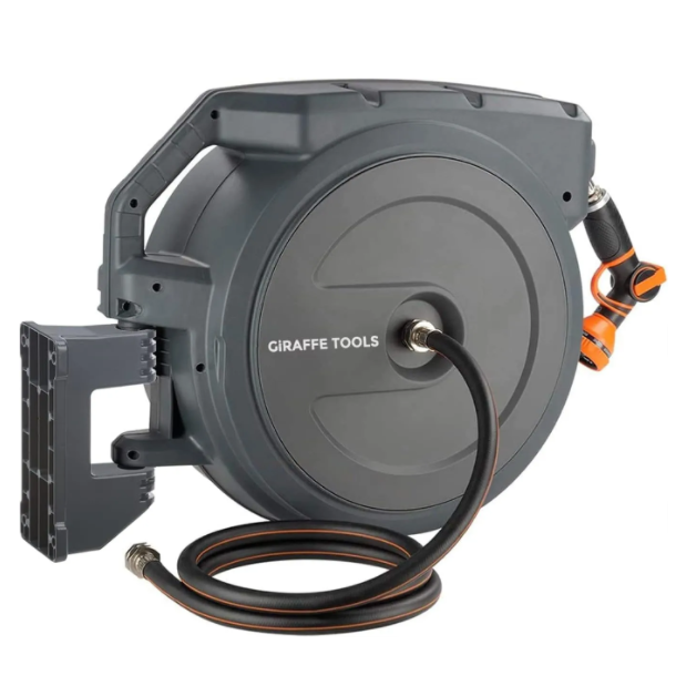 Giraffe Tools Retractable Garden Hose Reel 5/8