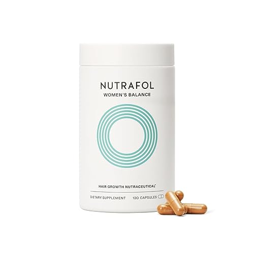 Nutrafol Women’s Balance Hair Growth Supplements  Ages 45 and Up  Clinically Proven for Visibly Thicker Hair and Scalp Coverage  Dermatologist Recommended – 1 Month Supply