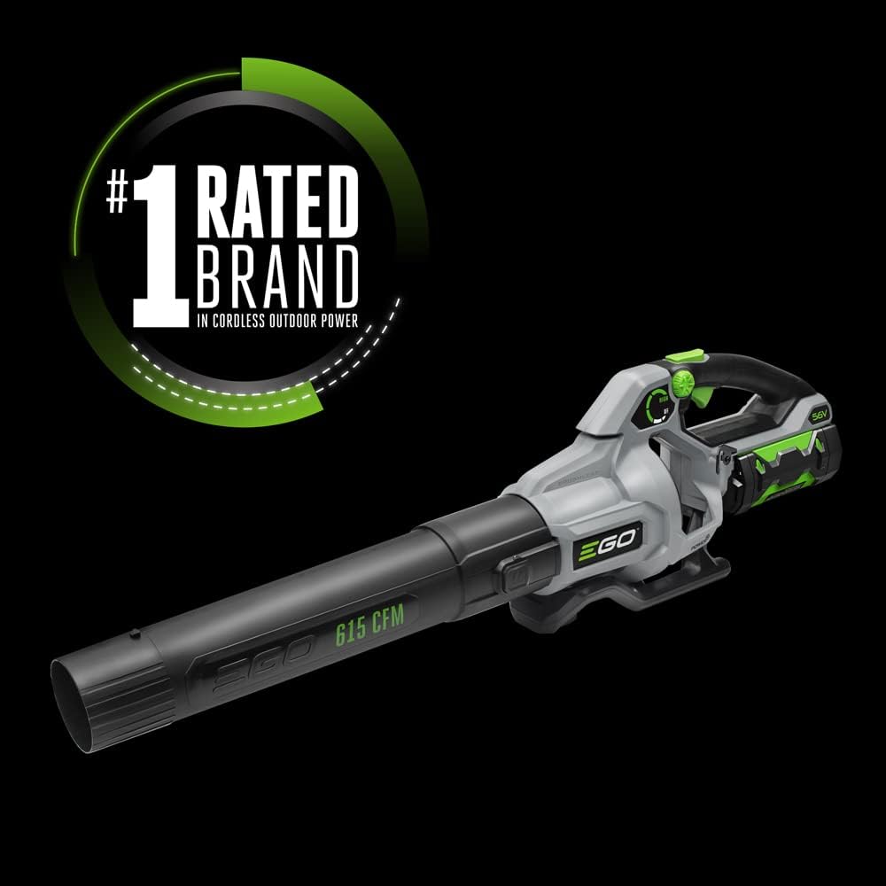 EGO Power+ 615 CFM Variable-Speed 56-Volt Lithium-ion Cordless Leaf Blower