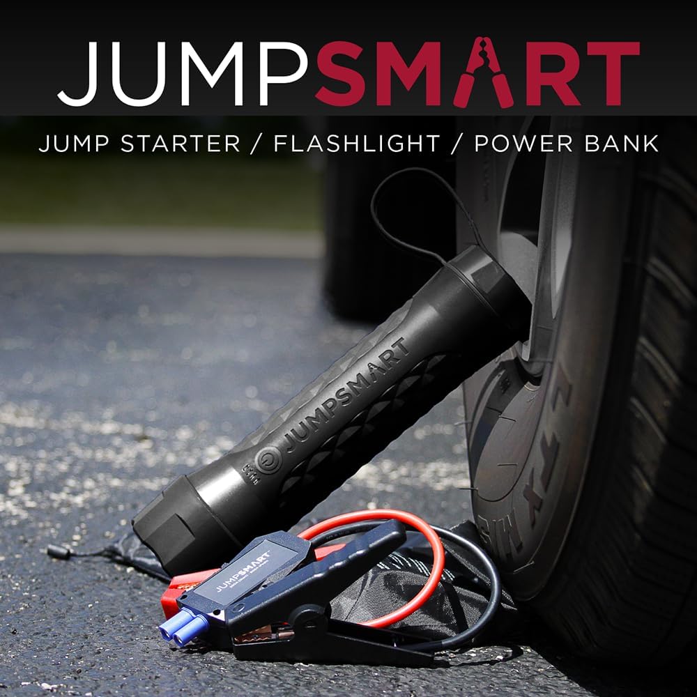 JumpSmart 10-in-1 Portable Car Jump Starter Flashlight Power Bank