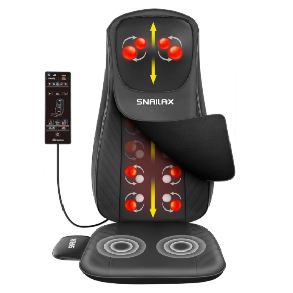 Snailax Deep Kneading Back Massager with Heat