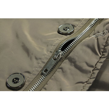 Men’s Casual Business Windproof Thicken Multi Safe Zipper Pockets Plaid Warm Trench Coat