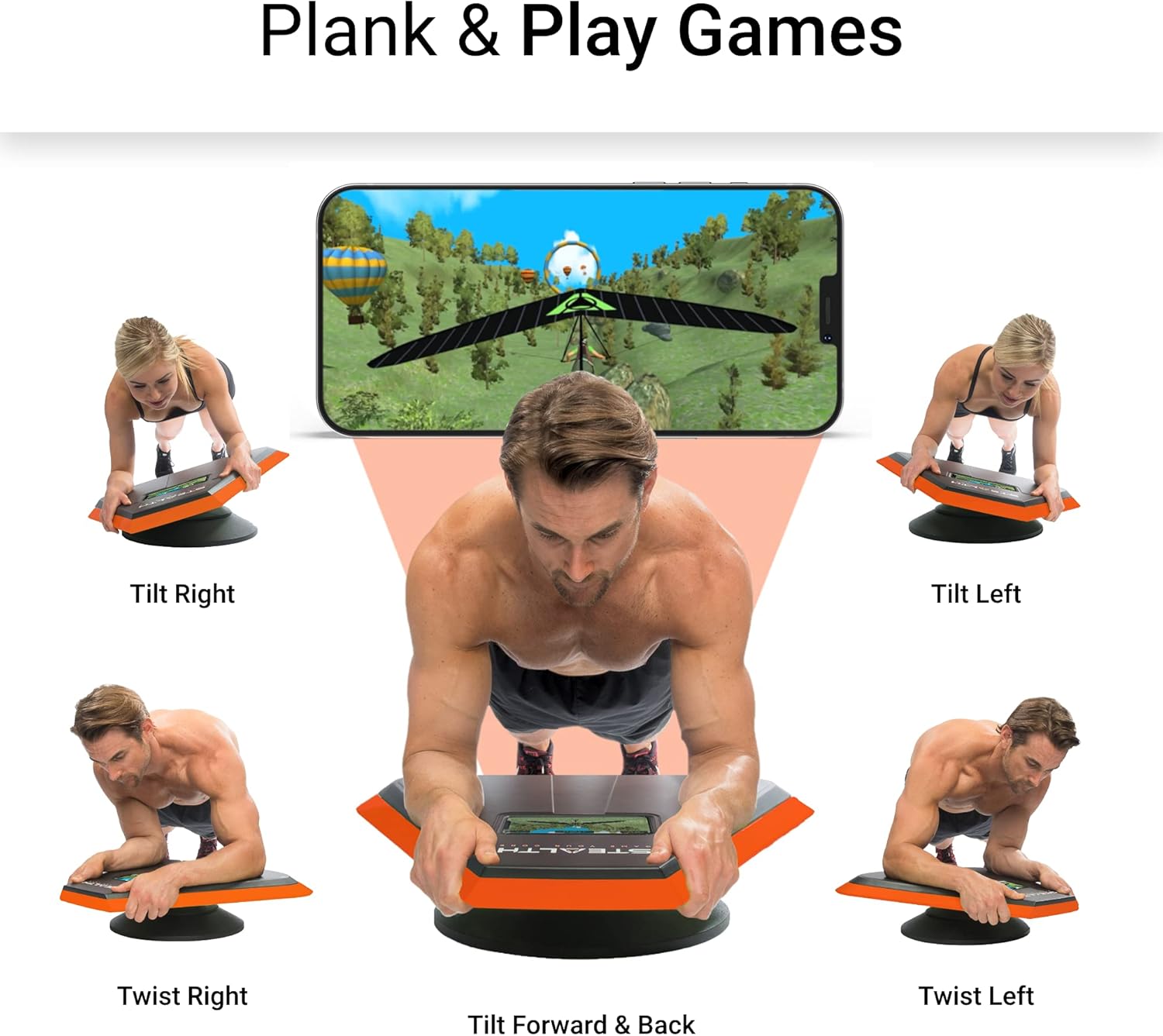 Stealth Core Deluxe Trainer - Get Strong Sexy Abs and Lean Core Playing Games On Your Phone