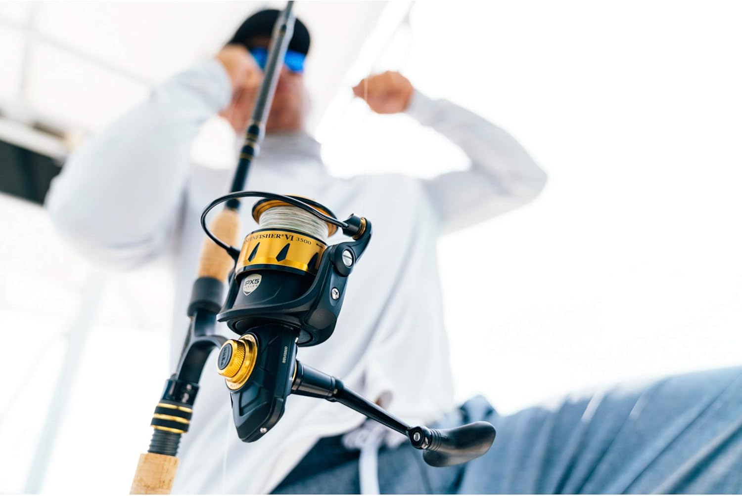 PENN Spinfisher VI Spinning Reel - PX5 Sealed body and spool design, CNC gear technology, full metal
