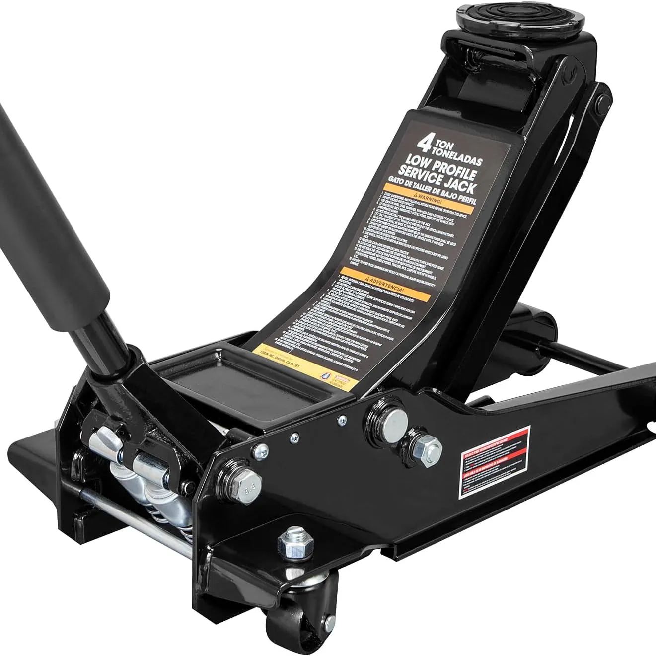 Torin Hydraulic Heavy Duty Trolley Black Floor Jack - with Reinforced Lift Arm, 3 Ton Capacity