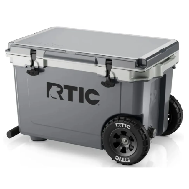 RTIC 52 Quart Ultralight Hard Cooler with Wheels Insulated Portable Freezer