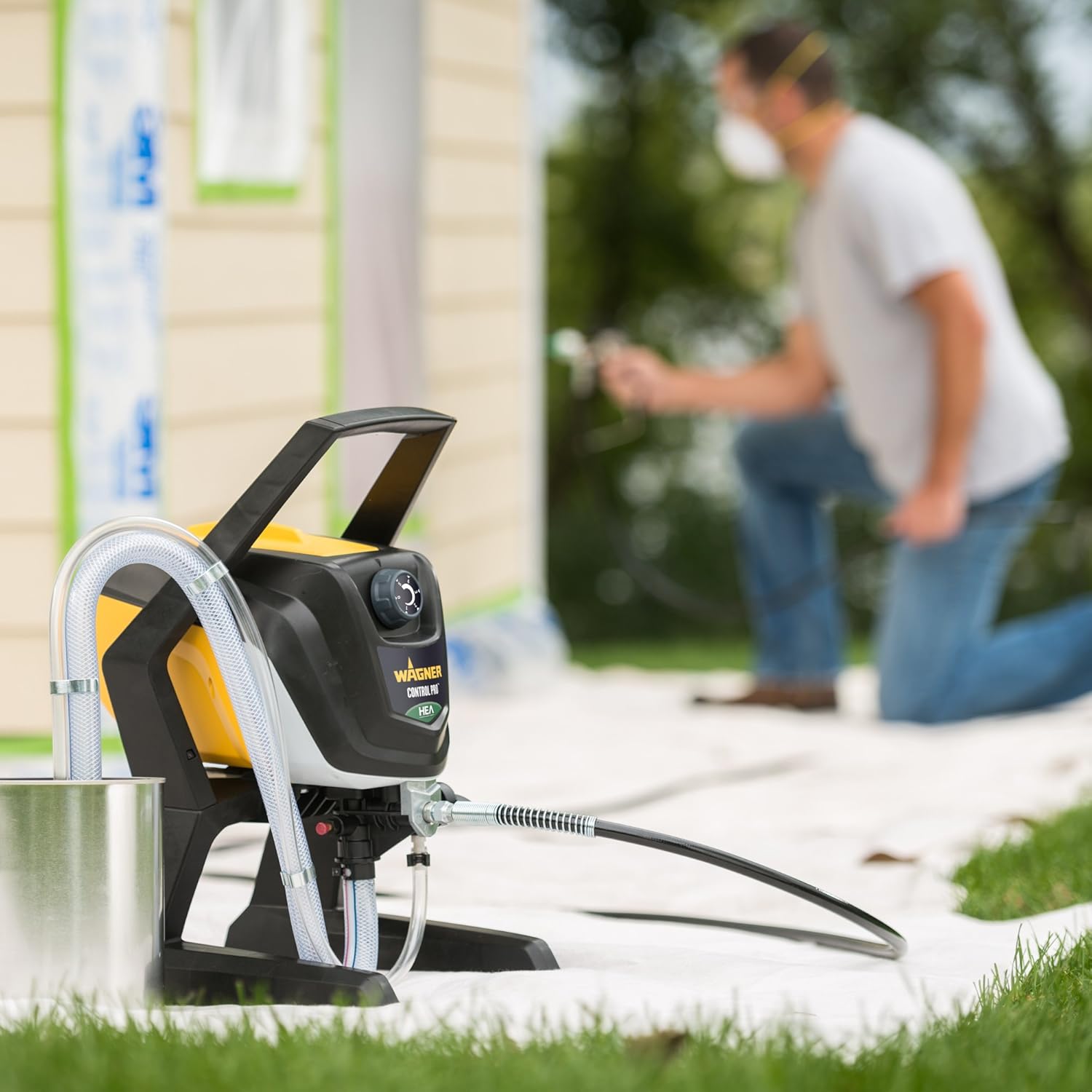 Wagner Spraytech Control Pro 170 Paint Sprayer High Efficiency Airless Sprayer with Low Overspray