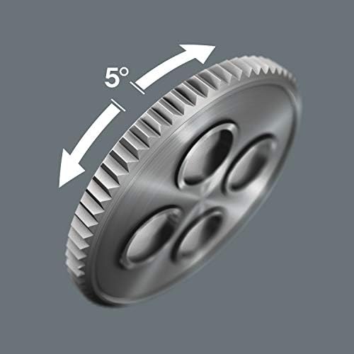 Wera 05004016001 8100 SA 6 Zyklop Metric Speed Ratchet Set  28 Piece  1/4′′ Drive