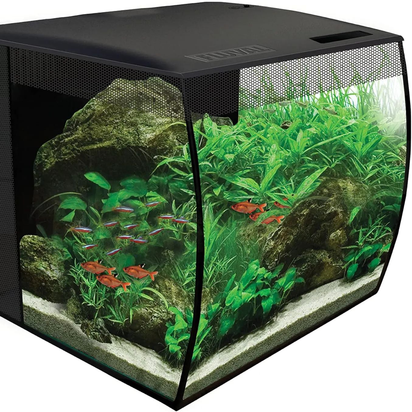 Fluval Flex 9 Aquarium Kit - Fish Tank for Fish & Plants