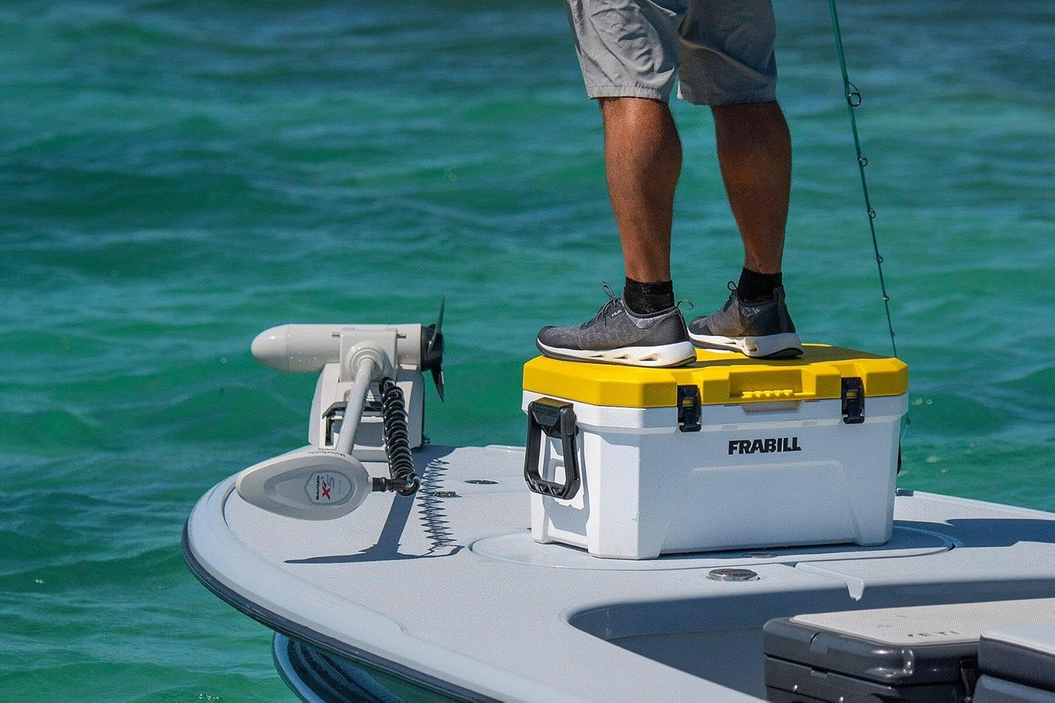 Frabill Bait Station - 30 Quart Bait with Dual Inflation, Gasket Closure for Watertight Seal