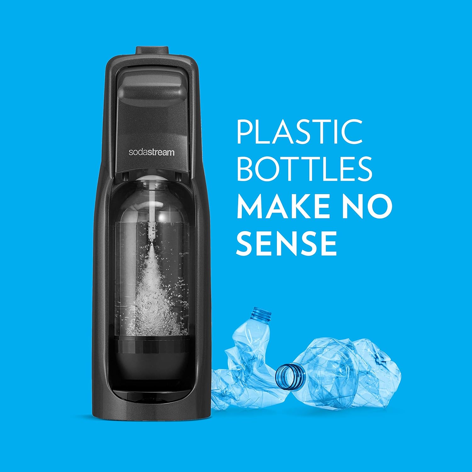 SodaStream Jet comes with a sparkling water dispenser
