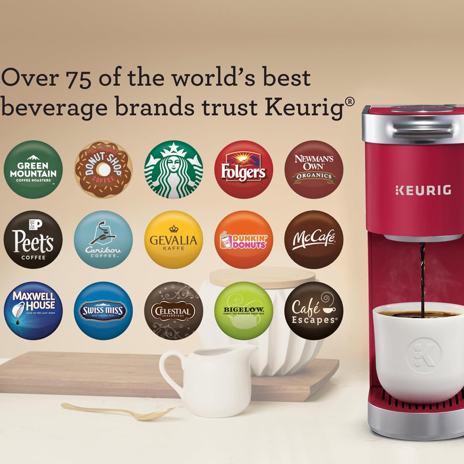 Keurig K-Mini Plus Single Serve K-Cup Pod Coffee Maker