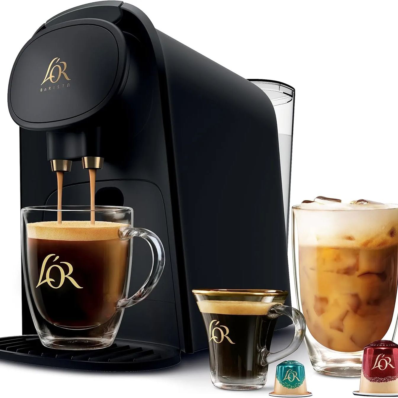 L'OR Barista System Coffee and Espresso Machine Combo