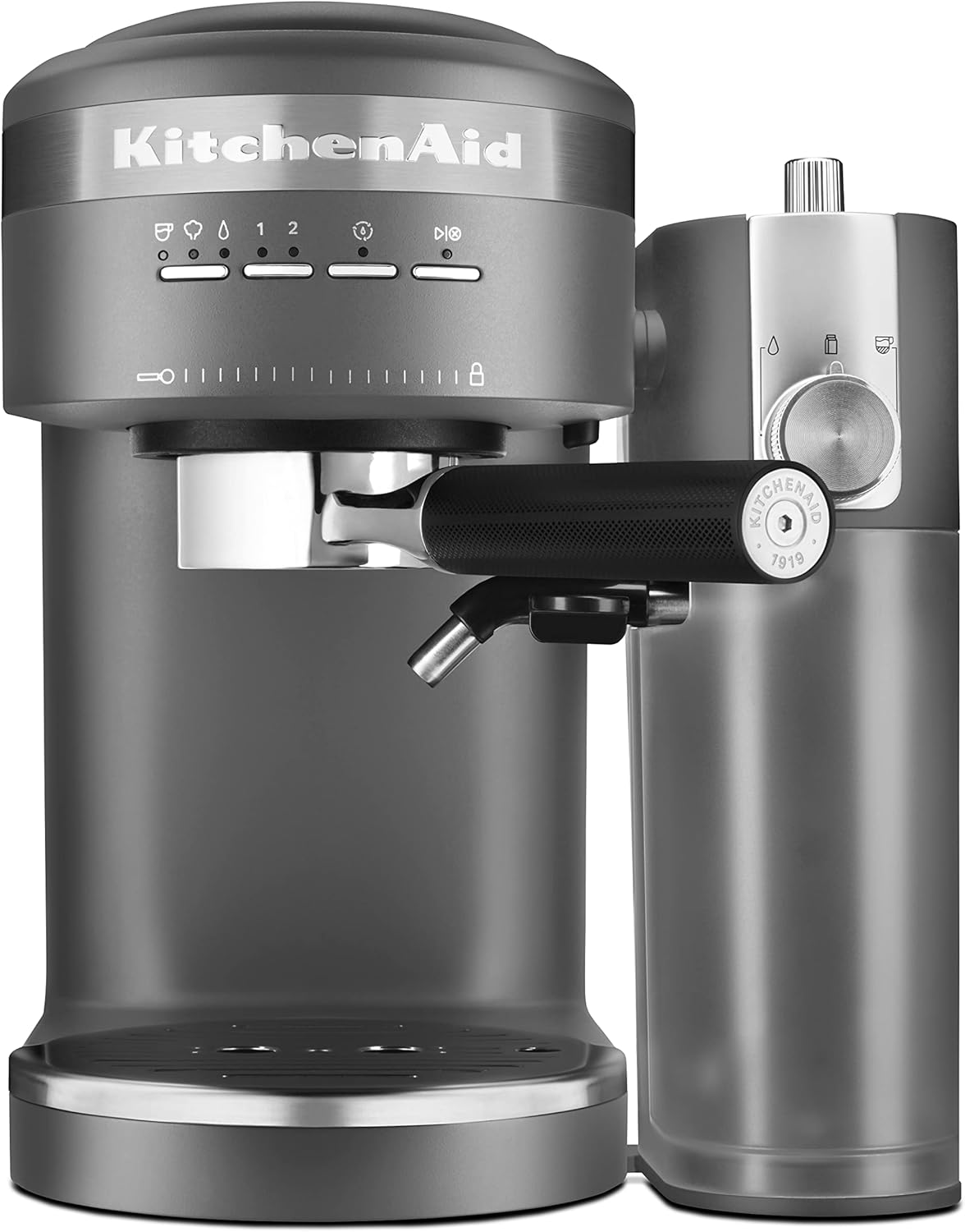 KitchenAid Semi-Automatic Espresso Machine and Automatic Milk Frother Attachment