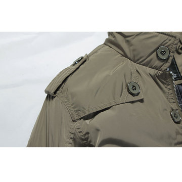 Men’s Casual Business Windproof Thicken Multi Safe Zipper Pockets Plaid Warm Trench Coat