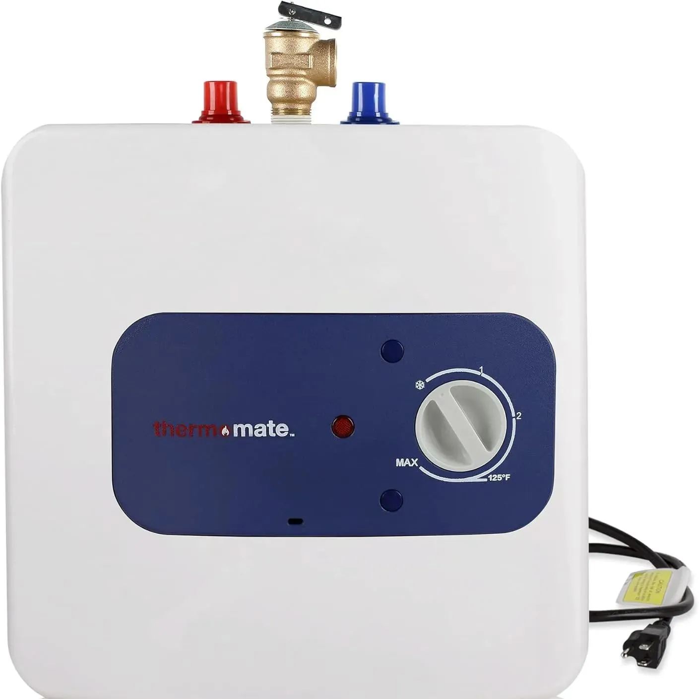 thermomate mini electric water heater, 1.32 gallon small under sink water heater, instant hot