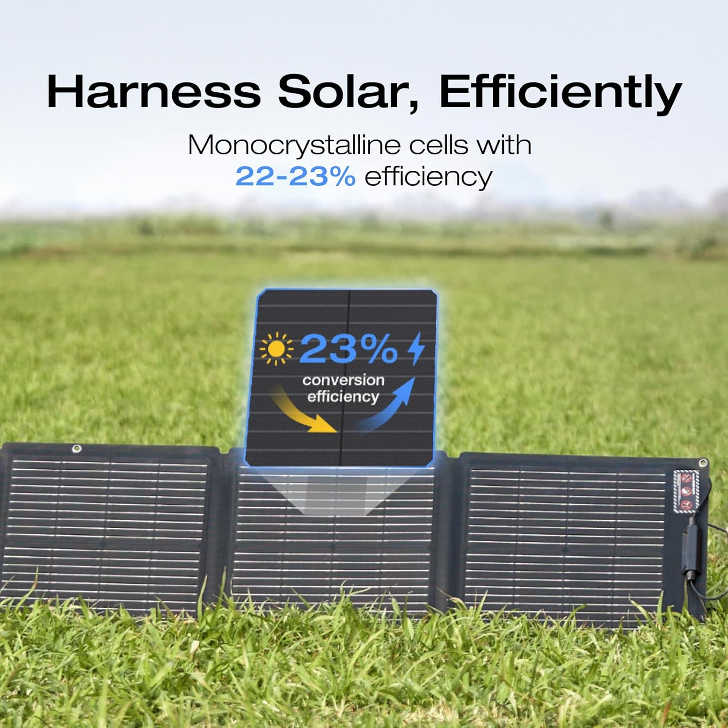 EF ECOFLOW 110W Portable Solar Panel Foldable with Carry Case