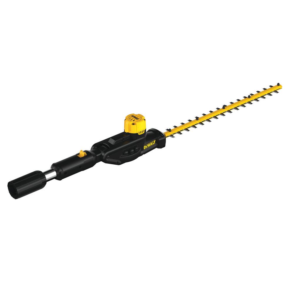 DEWALT 20V MAX Pole Hedge Trimmer Head, 22′′ Dual Action Blades, 180° Articulating Head, Cordless