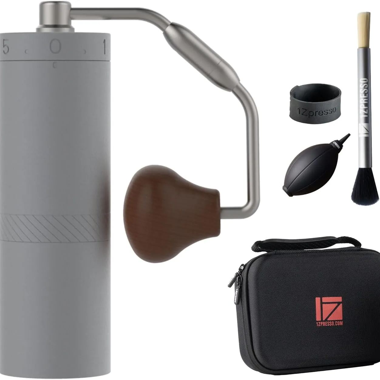 1Zpresso X-Ultra Manual Coffee Grinder - Well-built Sturdy Metal Body Assembly Stainless Steel Burr