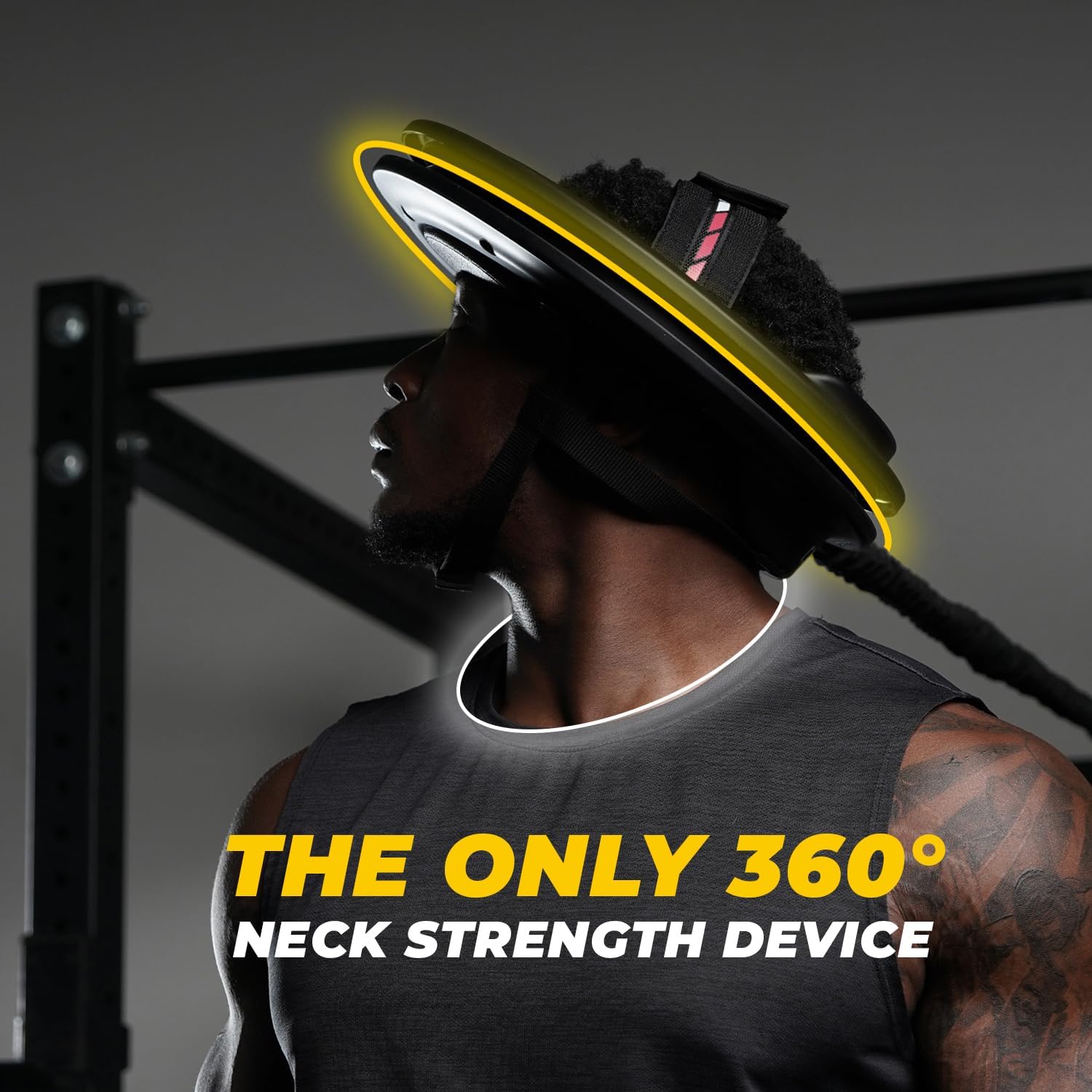 Iron Neck Neck Strength Training Rehabilitation Machine - Neck Exercises, Stretching Exercises, Back and Neck Pain Relief
