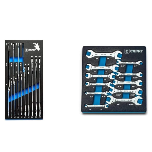 Capri Tools Super-Thin Ultra Low Profile Wrenches 11-Piece Set