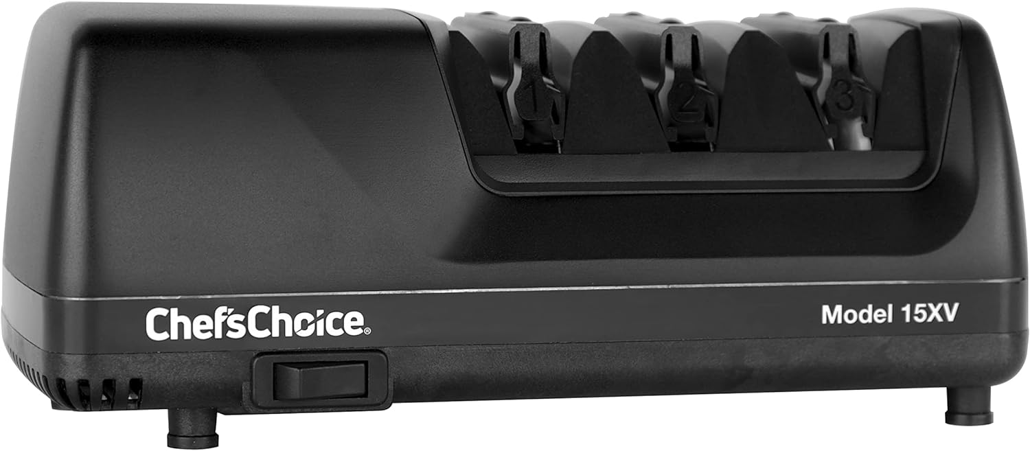 Chef’sChoice Diamond Abrasive Precision Angle Guide Professional Electric Knife Sharpener