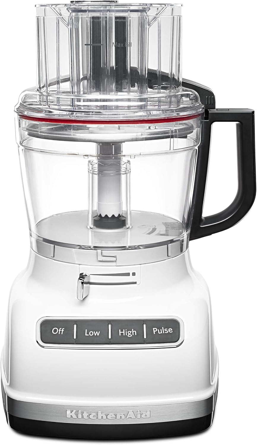 KitchenAid Precision Slicing System White Food Processor