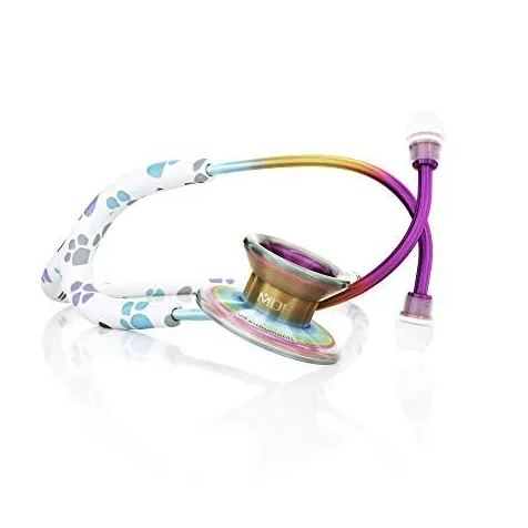 MDF Instruments Adult Monet Tube Lightweight Titanium Stethoscope
