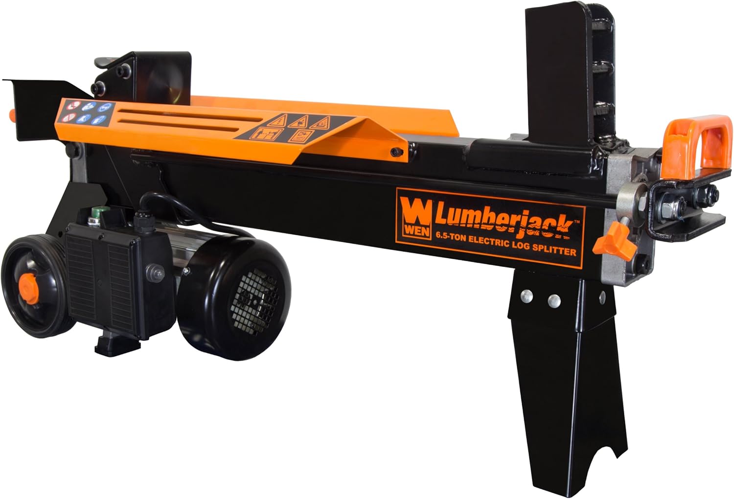 WEN Electric Log Splitter, 6.5-Ton Capacity with Portable Stand