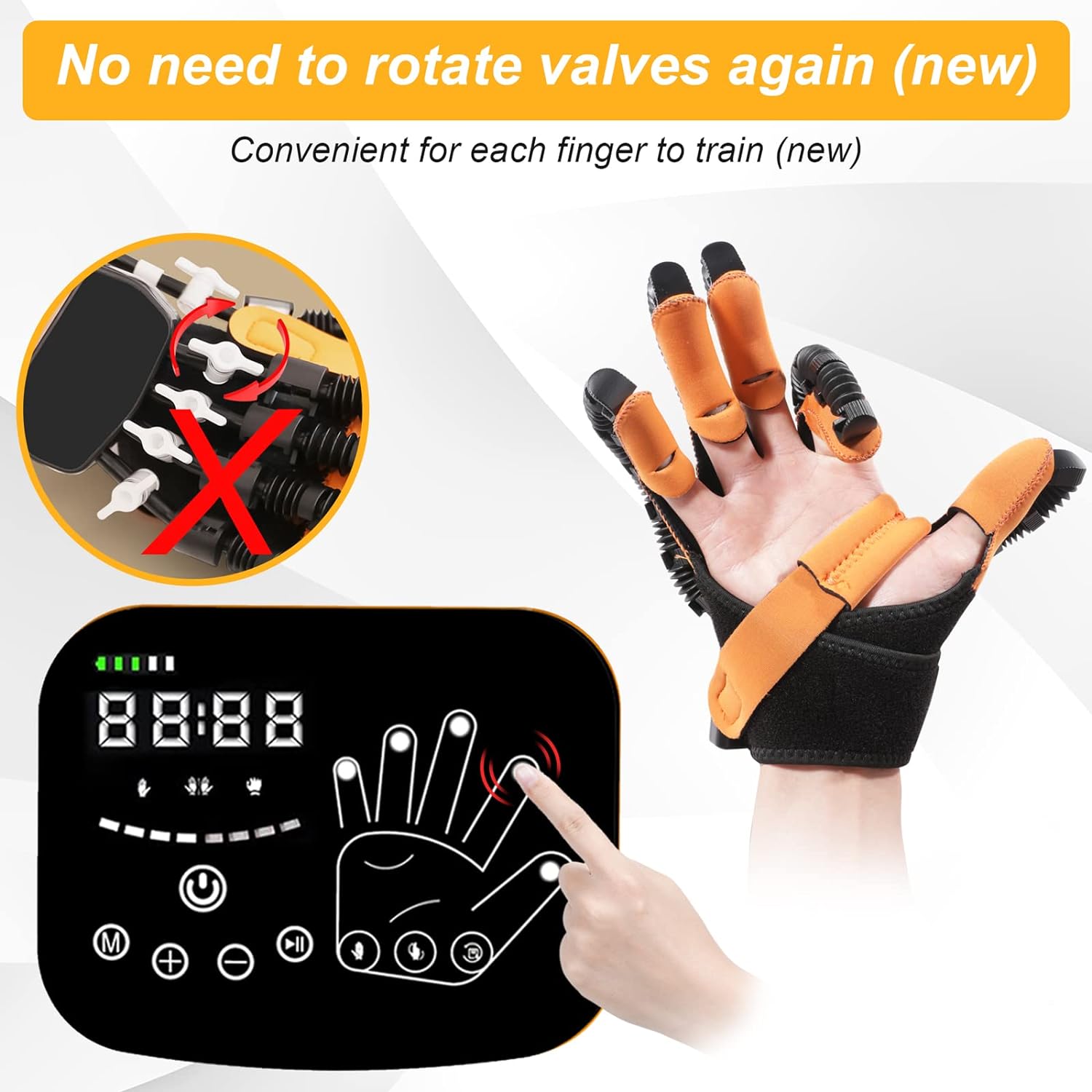MZU finger and hand function training and recovery device