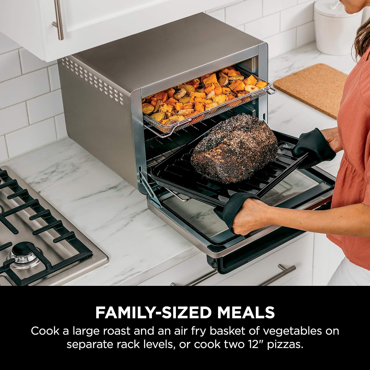Ninja Digital Countertop Dehydration Heating Stainless Steel Convection Oven