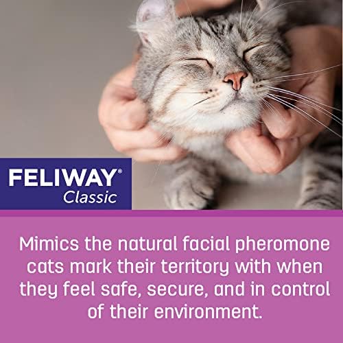 FELIWAY Classic Cat Calming Pheromone  30 Day Refill – 6 Pack