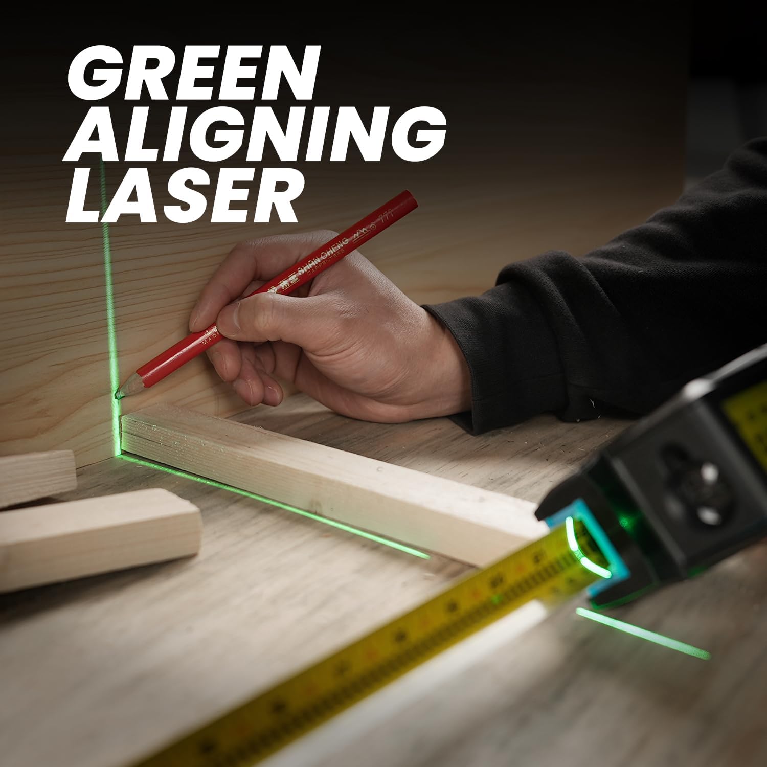 ACEGMET 3-in-1 Digital Tape Measure 330Ft Laser Measurement Tool & Auto Lock Tape