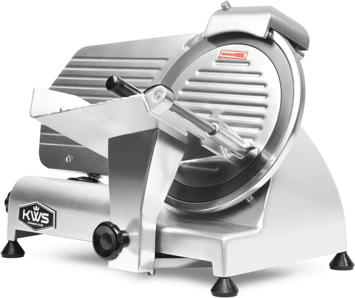 KWS 320W motor 304 stainless steel blade low noise electric meat slicer