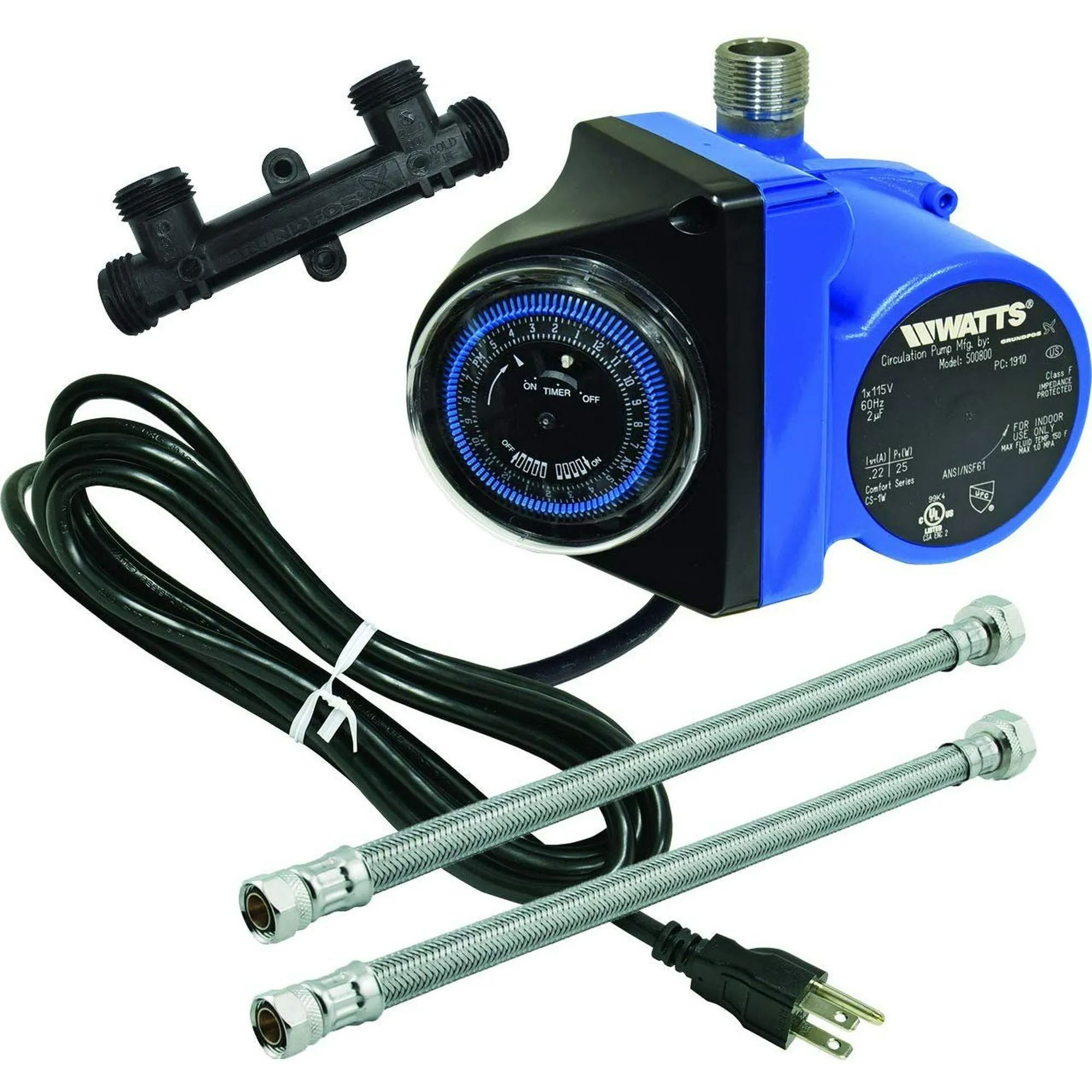 Watts Premier Extremely Quiet Instant Hot Water Recirculating Pump System & CHAMBERLAIN Smart Garage Control