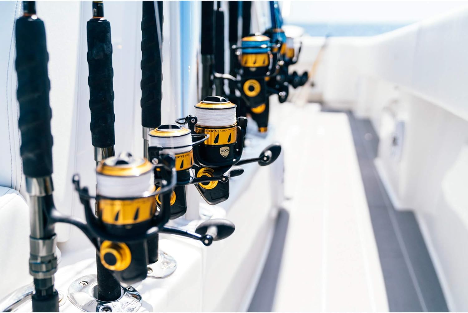 PENN Spinfisher VI Spinning Reel - PX5 Sealed body and spool design, CNC gear technology, full metal