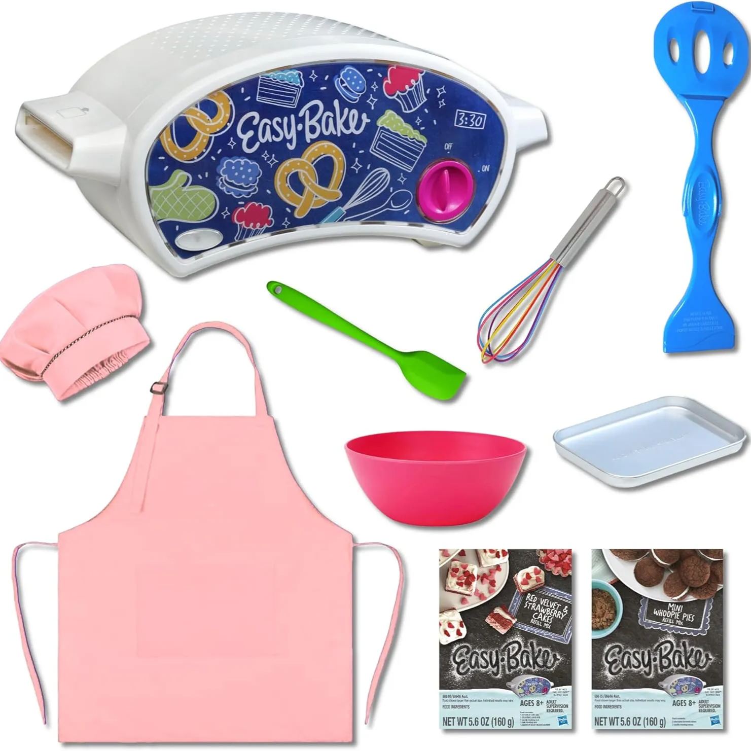 4Kay Collections Ultimate Easy Baking Oven Bundle For Kids With 10 Items