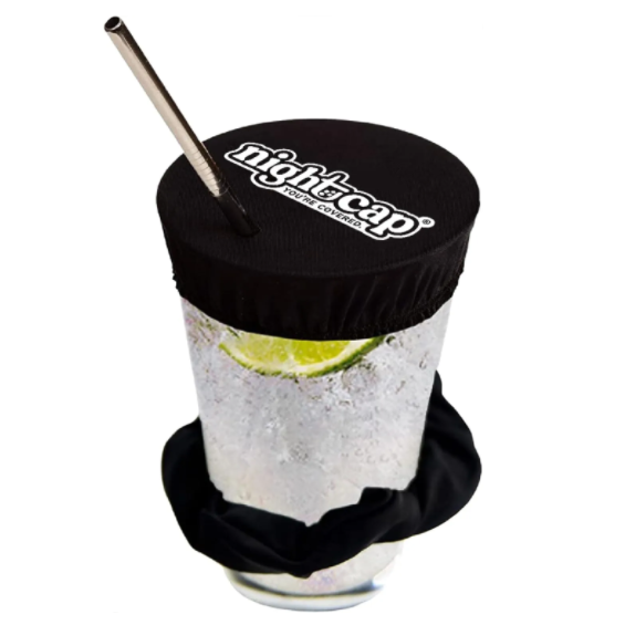 Nightcap reusable drink cover hair band to prevent drinks from spilling 20 packs
