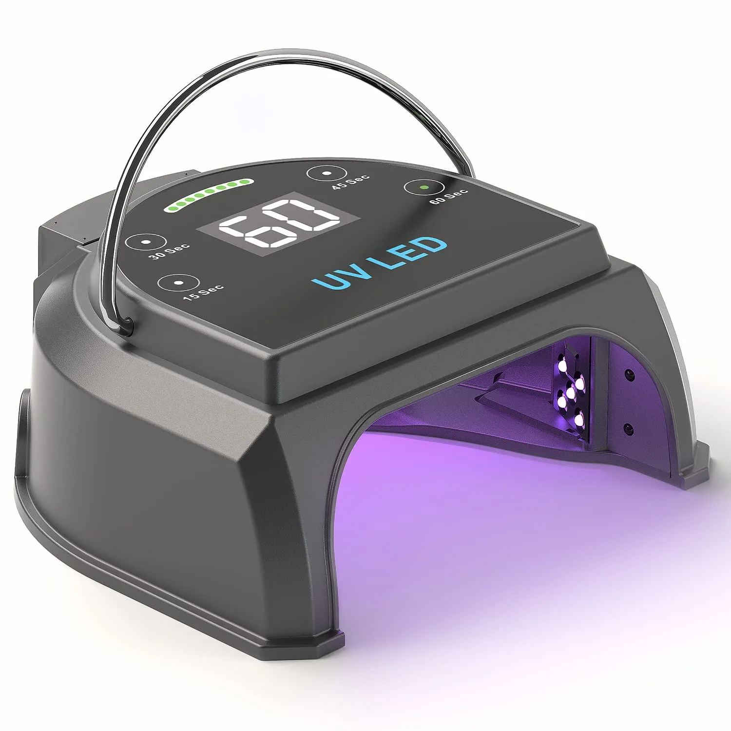 Gelpal 80W Professional Cordless UV LED Nail Lamp UV Lights for Nails with 45 Beads