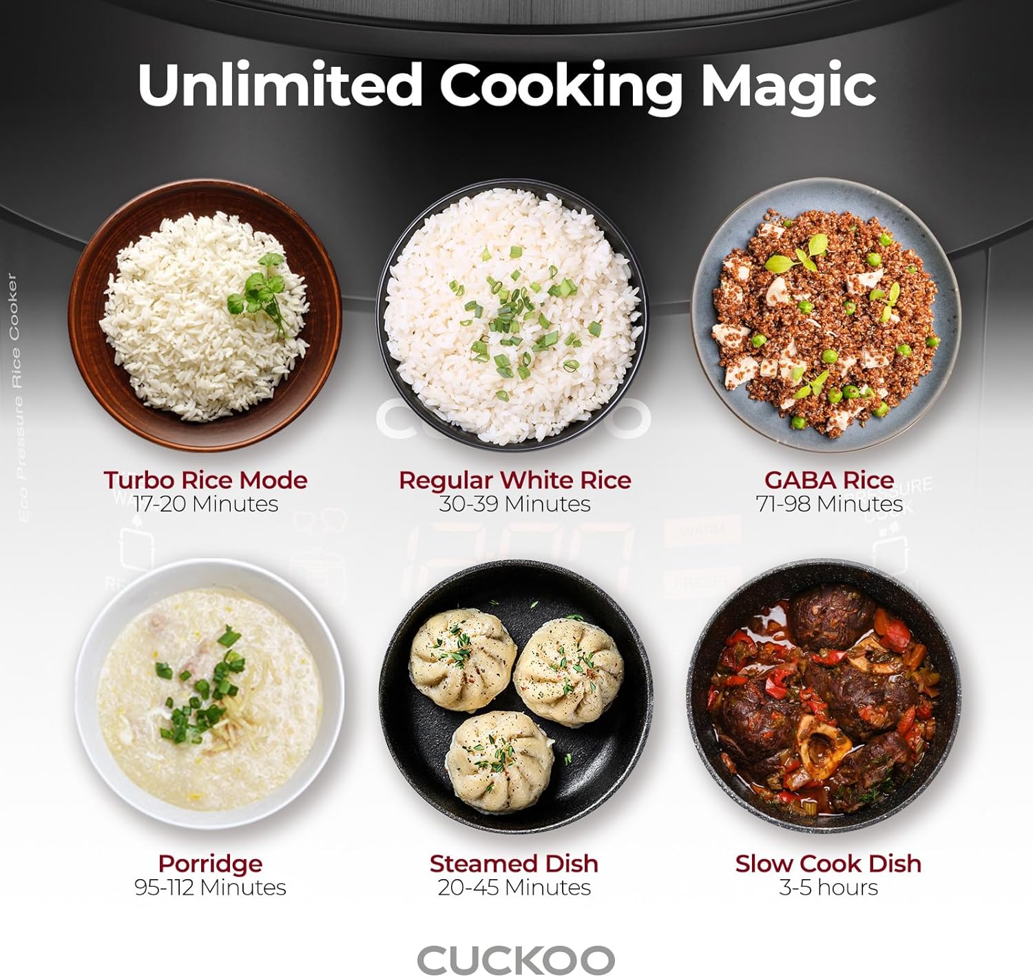 CUCKOO Non-stick Inner Pot Self-cleaning Heating Pressure Rice Cooker