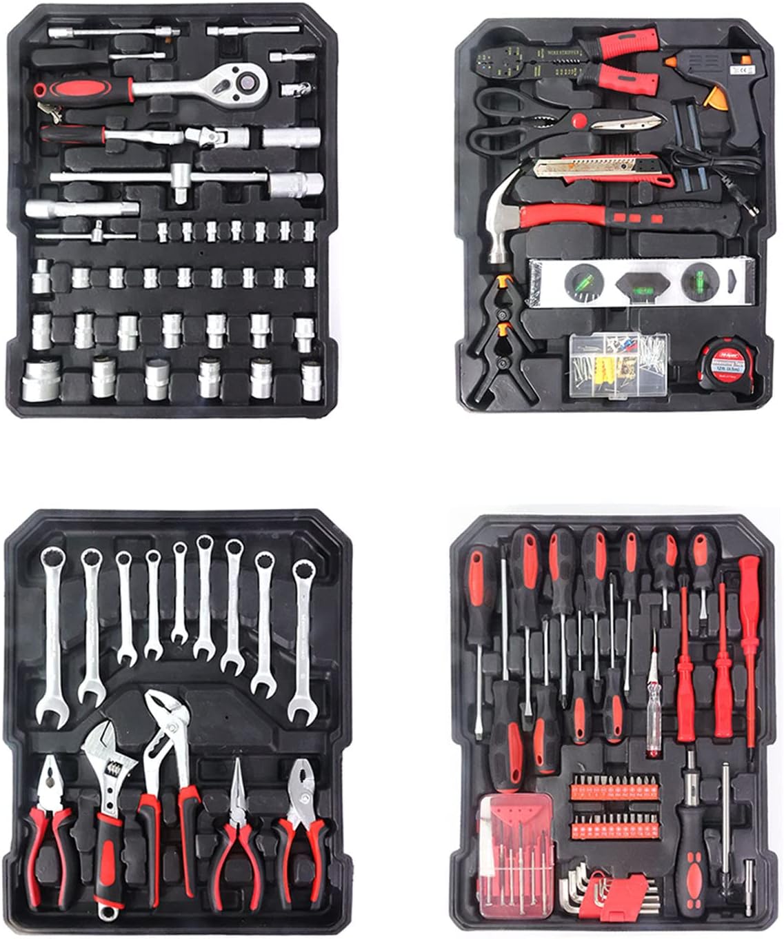 Arcwares 799pcs Aluminum Trolley Case Tool Set - House Repair Kit Set