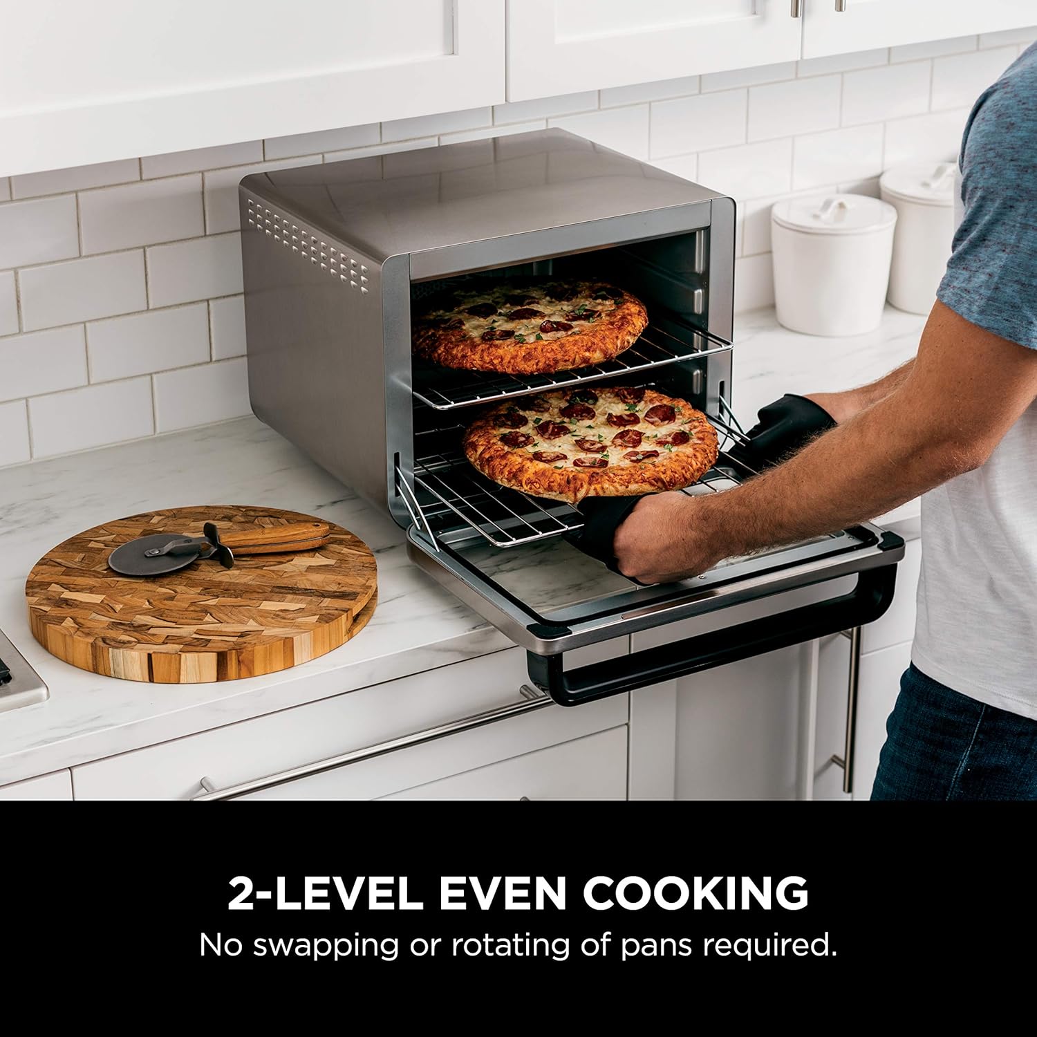 Ninja Digital Countertop Dehydration Heating Stainless Steel Convection Oven