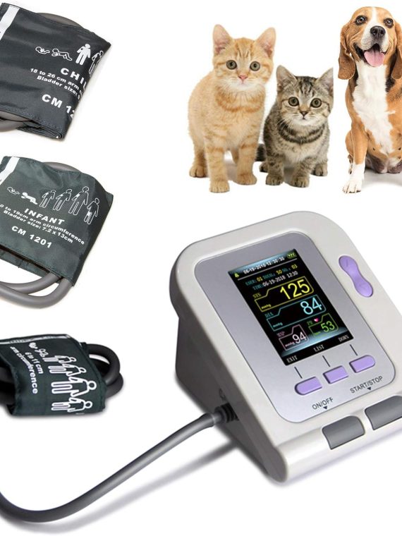 2026 Contec08A Vet Veterinary Animal Use Blood Pressure Monitor 3 Cuffs 6-11CM 10-19CM 18-26 CM