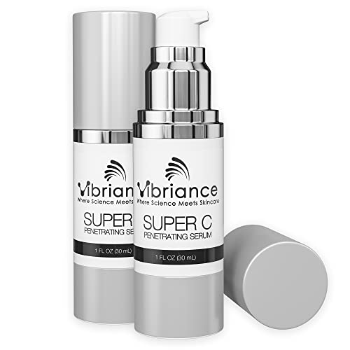 2026 Vibriance Super C Serum for Mature Skin  Made in USA  All-In-One Formula Hydrates  Firms  Lifts  Smooths  Targets Age Spots  Wrinkles  Vitamin C Serum; 1 fl oz – Pack of 2