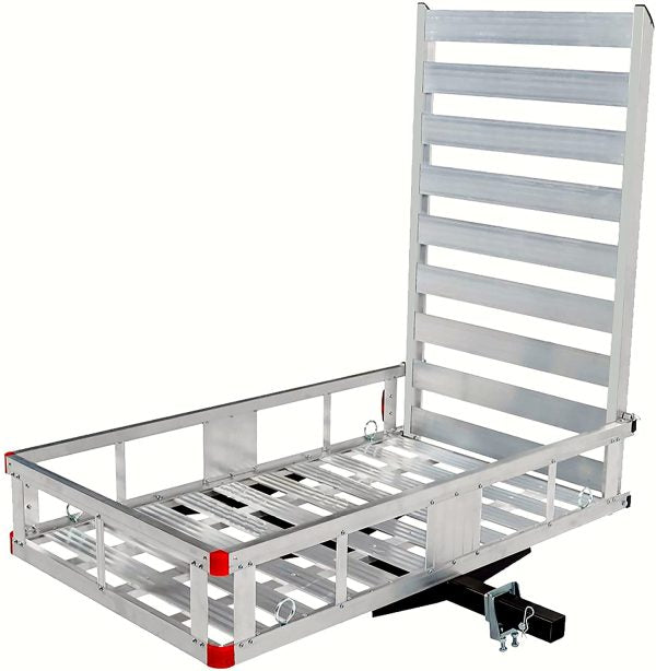 2026 80779 Aluminum Hitch Mount Cargo Carrier with 47 Long Ramp, 1 Pack