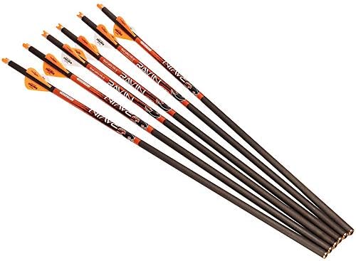 2026 Ravin Carbon Crossbow Arrows 400 Grain .003 – Six Pack  UPC :815942021385