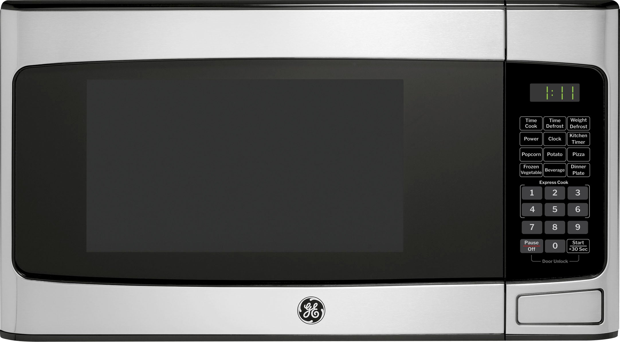 2026 GE – 1.1 Cu. Ft. Countertop Microwave with Convenience Cooking Controls – Stainless Steel