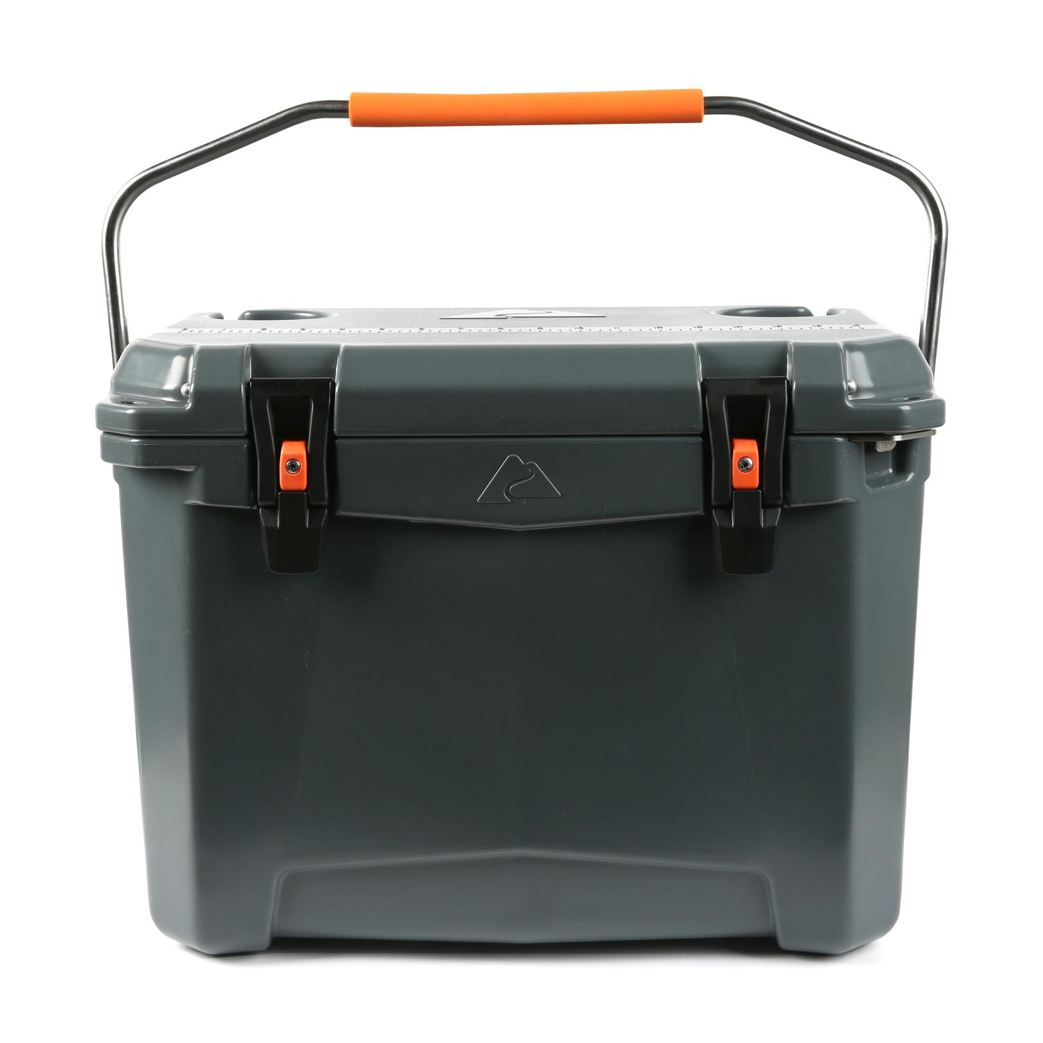2026 Ozark Trail 26 Quart High Performance Roto-Molded Cooler with MicrobanA , Gray