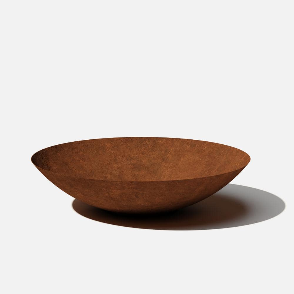 2026 Veradek Rust Bowl 32 in. Corten Steel Metal Round Planter RBV32RS